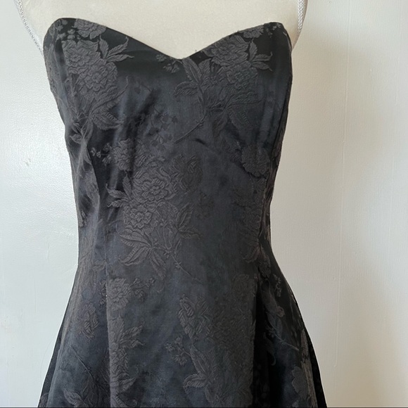Vintage Gunne Sax Jessica McClintock Reverse Halter Party Dress - Picture 10 of 12